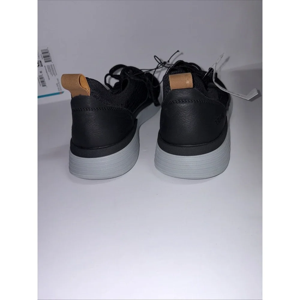 IZOD Men's Bannister Lace Up Memory Foam Slip On Sneaker Black - Size US 8 NEW
